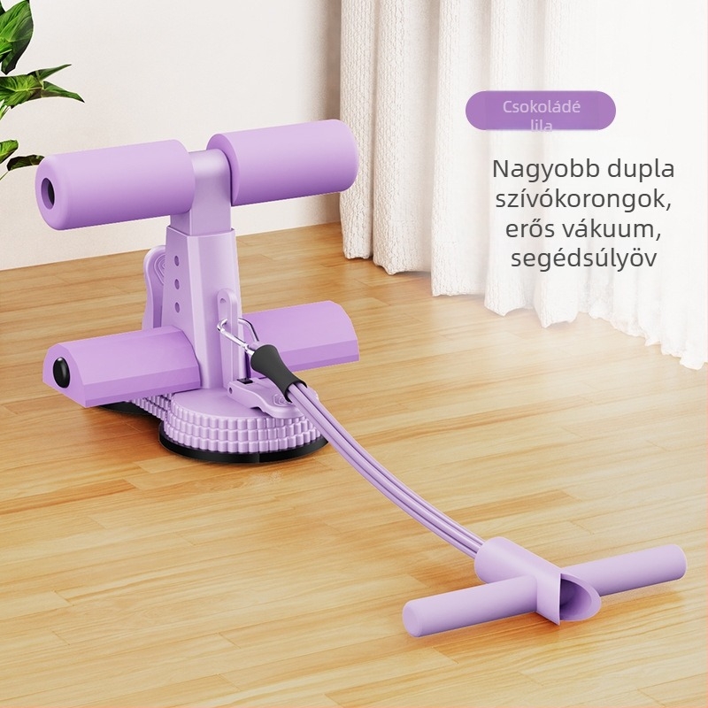 Sit-up segédeszköz dupla szívócsészékkel és csúszásmentes pánttal, modell Xg-55668, 630 g