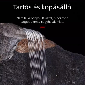 Nylonból készült főhorgászati damil vezetőzsinórral, licencelt privát címkével