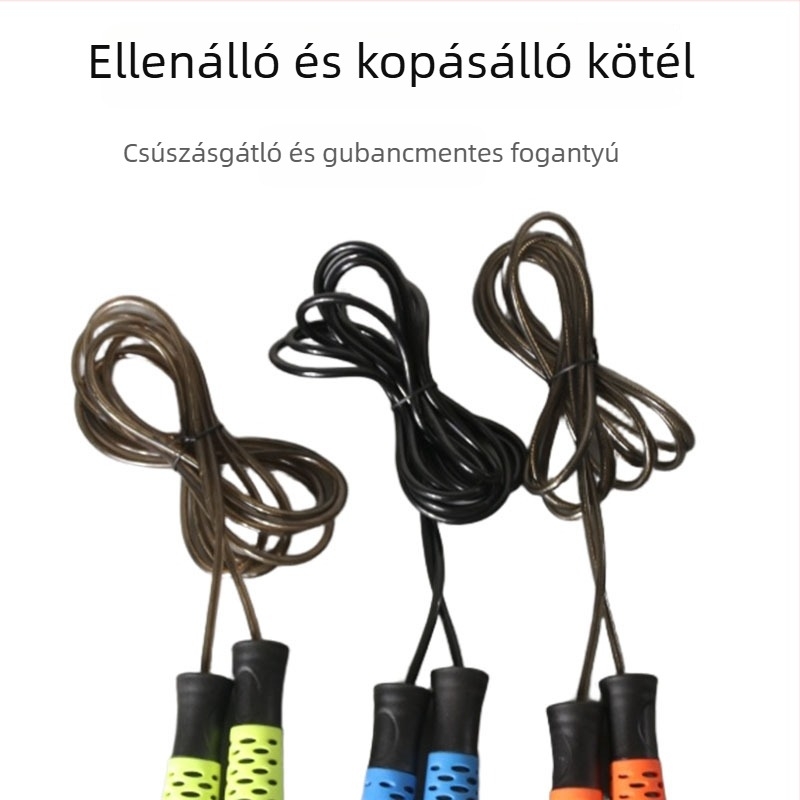 Fanchi Hálós ugrókötél – PP+fém konstrukció, hossz 2.8 m, edzés és futás