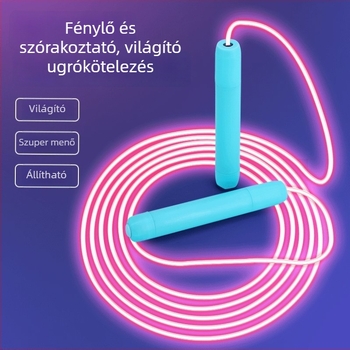 Fénylő ugrókötél PVC optikai rosttal, Strong márka