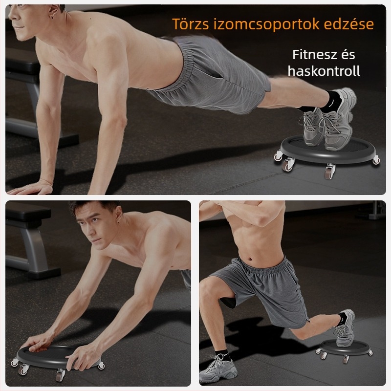 Hasizom görgő kerék, csendes, nem összecsukható, 1 kg, Modell Jyjfp-003, Otthoni/irodai edzésre