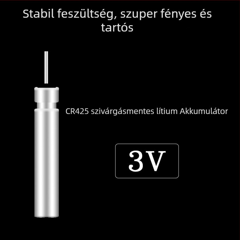 Aia C425 újratölthető akkumulátor úszóhorgászathoz USB interfésszel, ideális éjszakai horgászatra