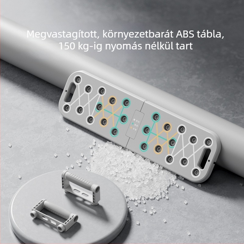 Összecsukható ABS tolódzkodó deszka otthoni fitneszhez – mellkas, has és kar edzés