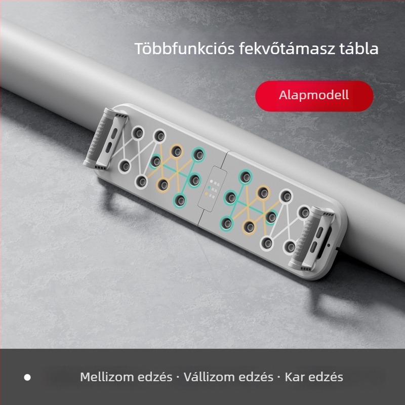 Összecsukható ABS tolódzkodó deszka otthoni fitneszhez – mellkas, has és kar edzés