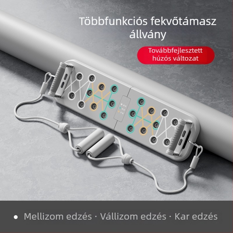 Összecsukható ABS tolódzkodó deszka otthoni fitneszhez – mellkas, has és kar edzés