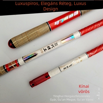 Karbonszálas hálóbot – könnyű és merev, Xinmiao márka, egyrészes kivitel