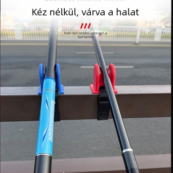 Baiqi horgászbot tartó hajóra és kajakra — kiegészítő, TPE anyag, nem forgatható, nem összecsukható