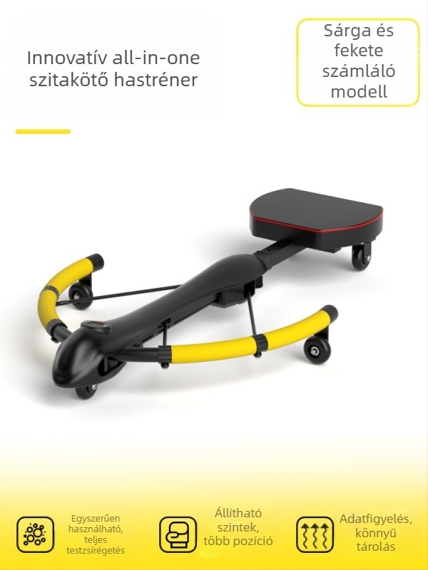 Hasizom-fitness tábla, összecsukható, 7 kg, modell 001
