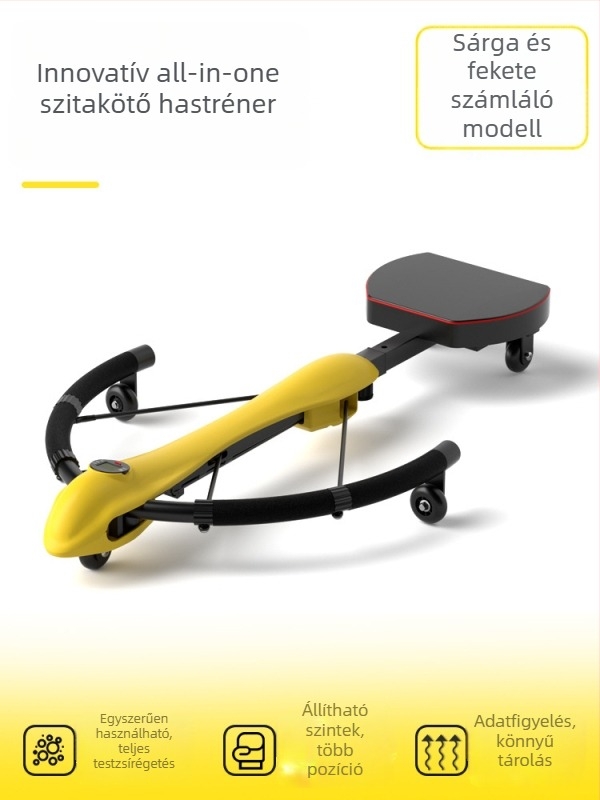 Hasizom-fitness tábla, összecsukható, 7 kg, modell 001