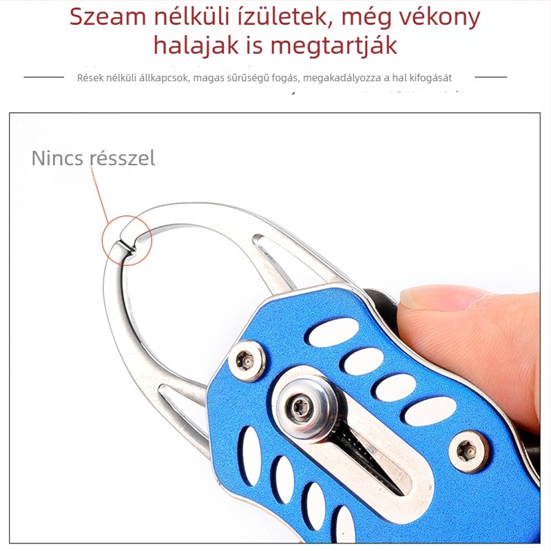 MIRO rozsdamentes acélból készült mini teleszkópos halászati csipesz – Teleszkópos kialakítás; Anyag: rozsdamentes acél + alumínium ötvözet