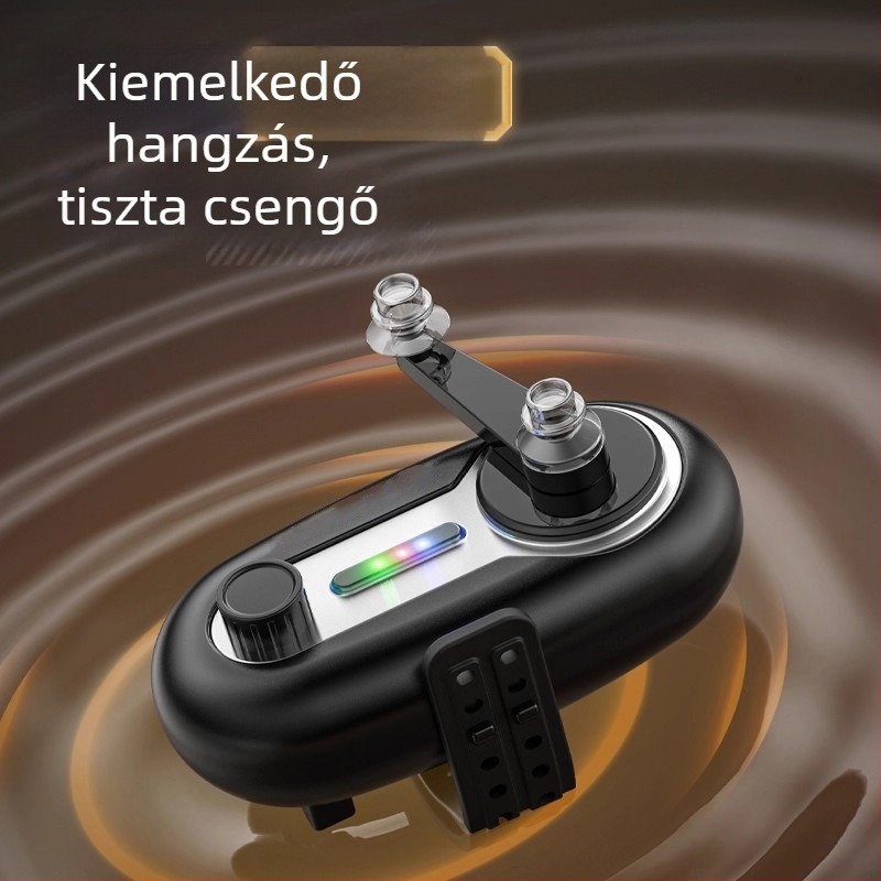 Horgászharapás-riasztó, vízálló, nagy érzékenység, automatikus érzékelés — Giant fin king, műanyag