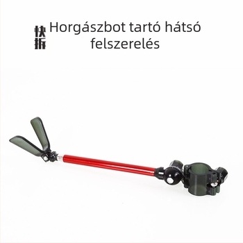 Yujia Horgászbot-tartó – Gyorsfelszabadítású rendszer, Háromszakaszos teleszkópos, Anyag PC
