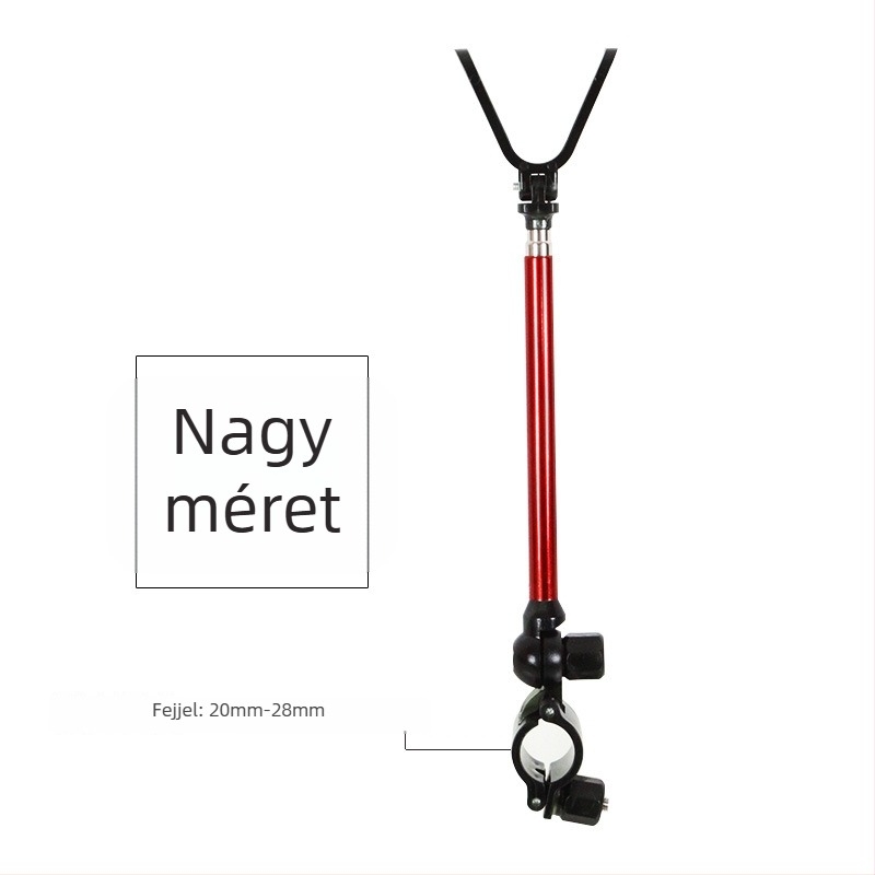 Yujia Horgászbot-tartó – Gyorsfelszabadítású rendszer, Háromszakaszos teleszkópos, Anyag PC