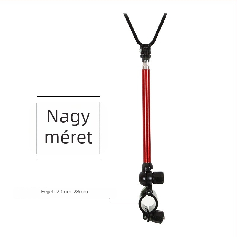 Yujia Horgászbot-tartó – Gyorsfelszabadítású rendszer, Háromszakaszos teleszkópos, Anyag PC