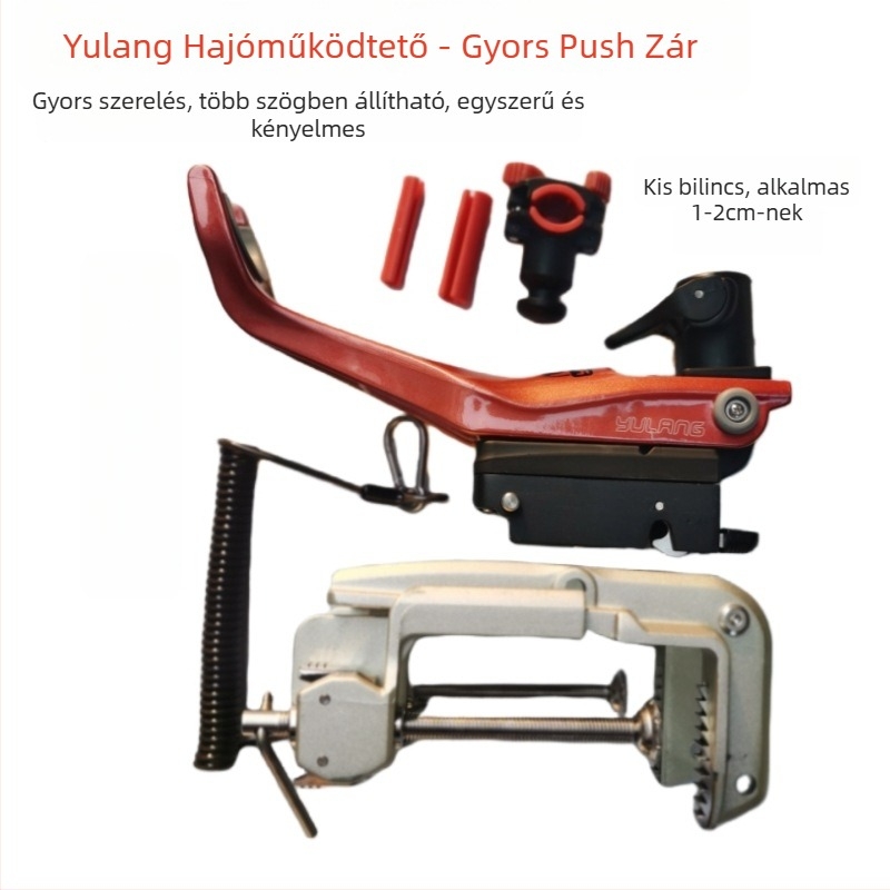 YD-160 Elektromos hajóhorgászbot-tartó gyorszáras rögzítéssel – nylon és alumínium ötvözet