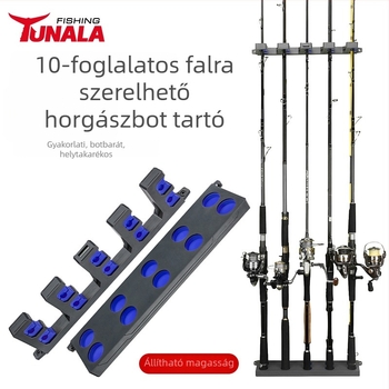 TUNALA műanyag horgászbot tartó kiállításra és tárolásra