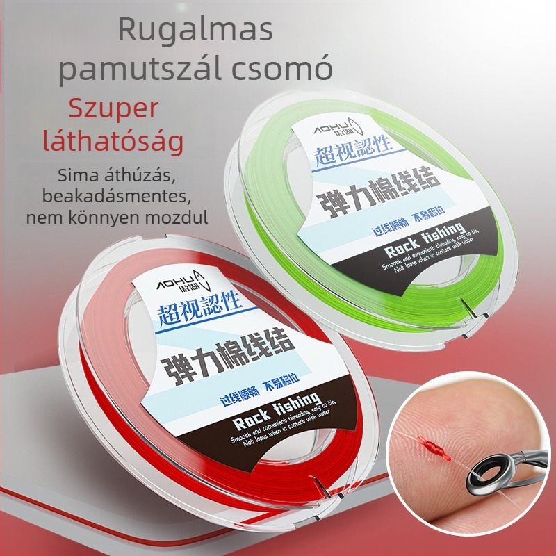 Aohu rugalmas zsinór pozicionáló gyöngy csúszó úszóhoz – hosszú dobású sziklához