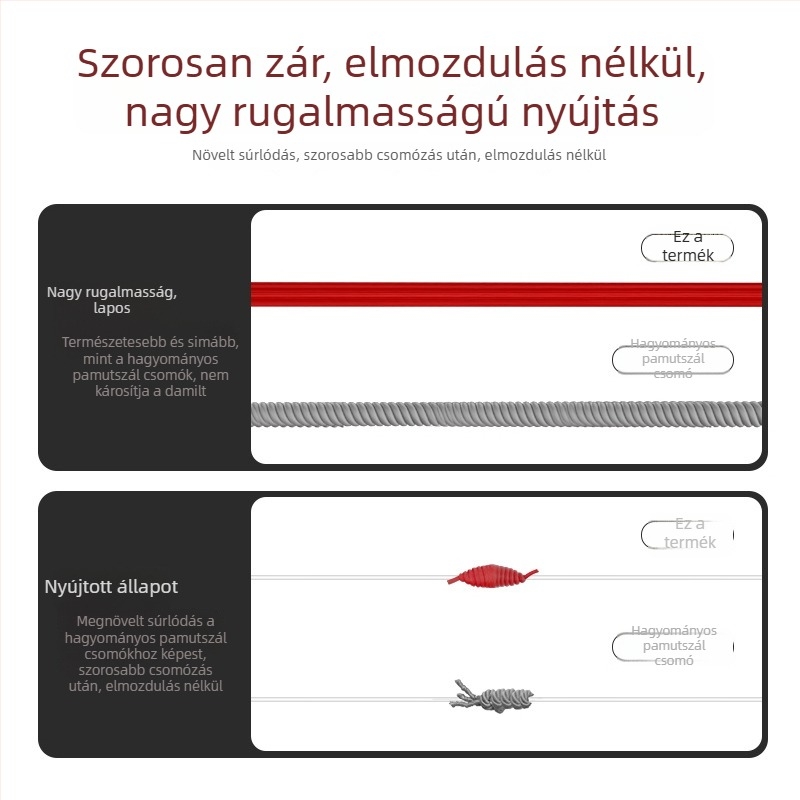 Aohu rugalmas zsinór pozicionáló gyöngy csúszó úszóhoz – hosszú dobású sziklához