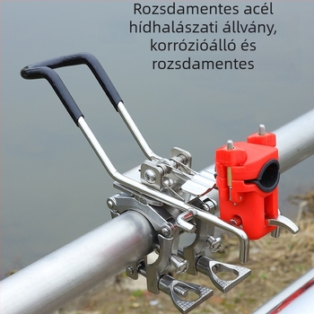 Kebondi horgászbot tartó hajóhoz sínes szerelvénnyel, Tömeg 50