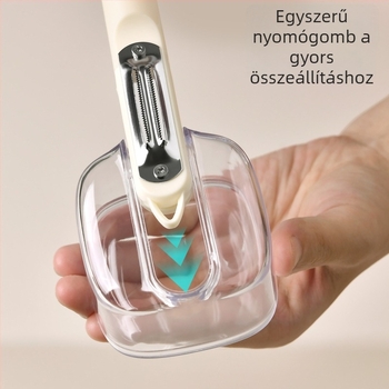 Hámozó tárolóval – Többfunkciós, márka sp sauce, eredet Zhejiang, anyag ABS+AS+420J2
