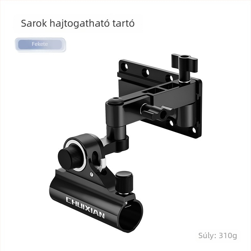 Horgász doboz kiegészítő univerzális betéttípusú hosszú mechanikus kar, alumínium-magnézium ötvözet, összecsukható torony tartó