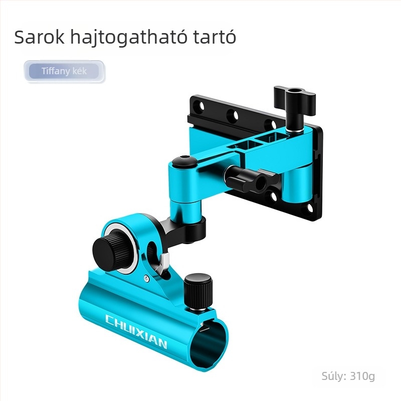 Horgász doboz kiegészítő univerzális betéttípusú hosszú mechanikus kar, alumínium-magnézium ötvözet, összecsukható torony tartó
