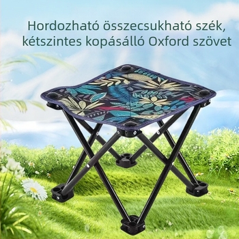 Összecsukható szék — magas széntartalmú acélból, hordozható kültéri használatra, testreszabható