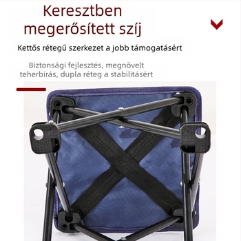 Összecsukható szék — magas széntartalmú acélból, hordozható kültéri használatra, testreszabható