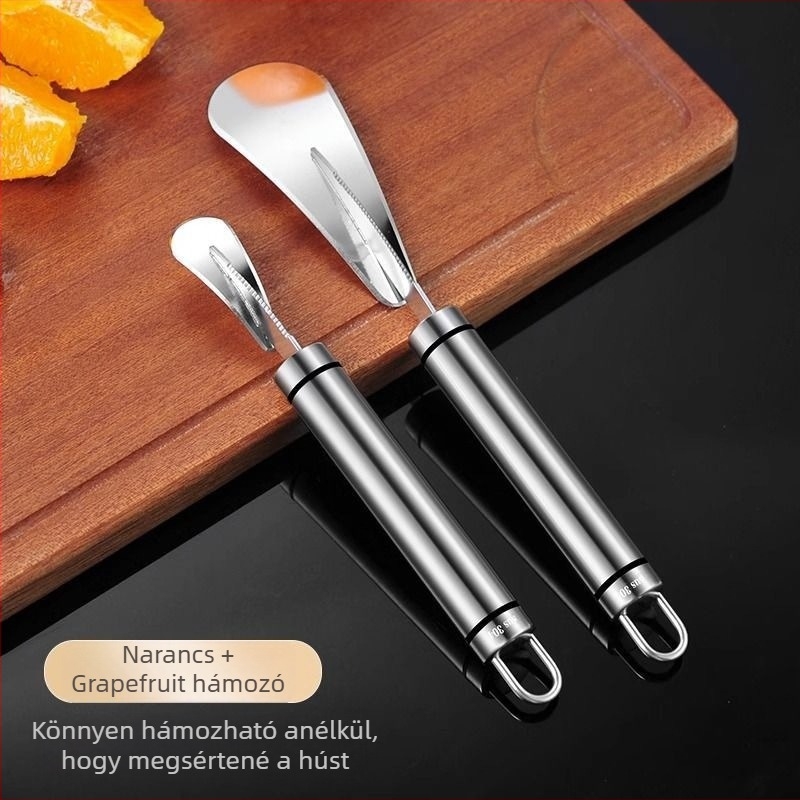 Rozsdamentes acél grapefruit és narancs hámozó, gyümölcs hámozó eszköz