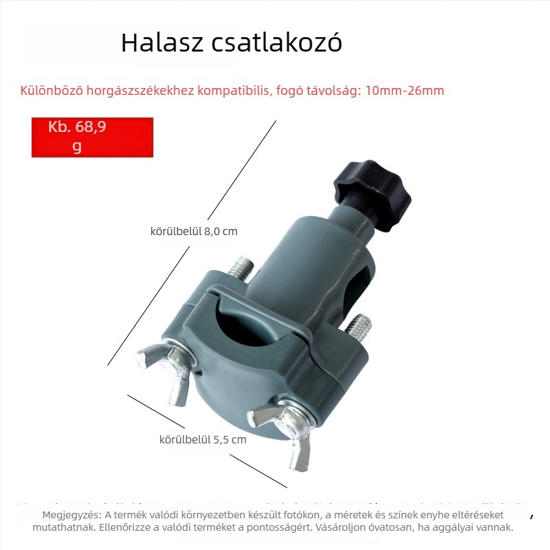 Universális dupla toronystativ horgászláda, szék és ülőke számára — műanyag kivitel, Fishing Shura