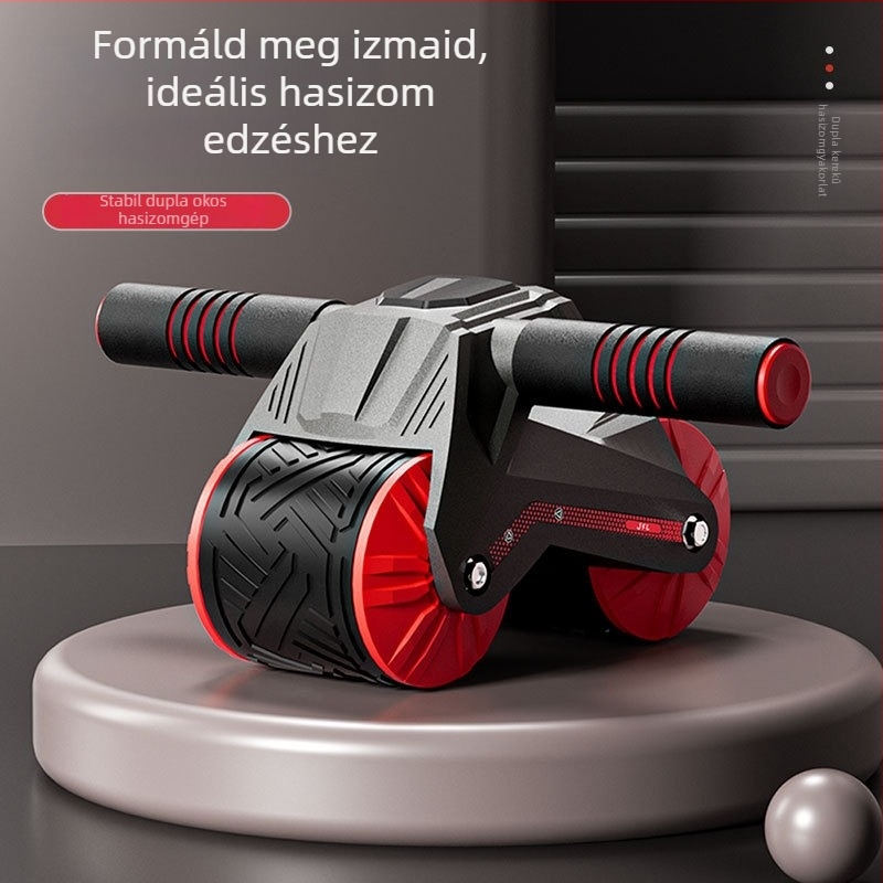 Automata visszahúzódó haskerek – edzőeszköz otthonra, modell 006, tömeg 1100 g, specifikációk 24, anyagok ABS, PP