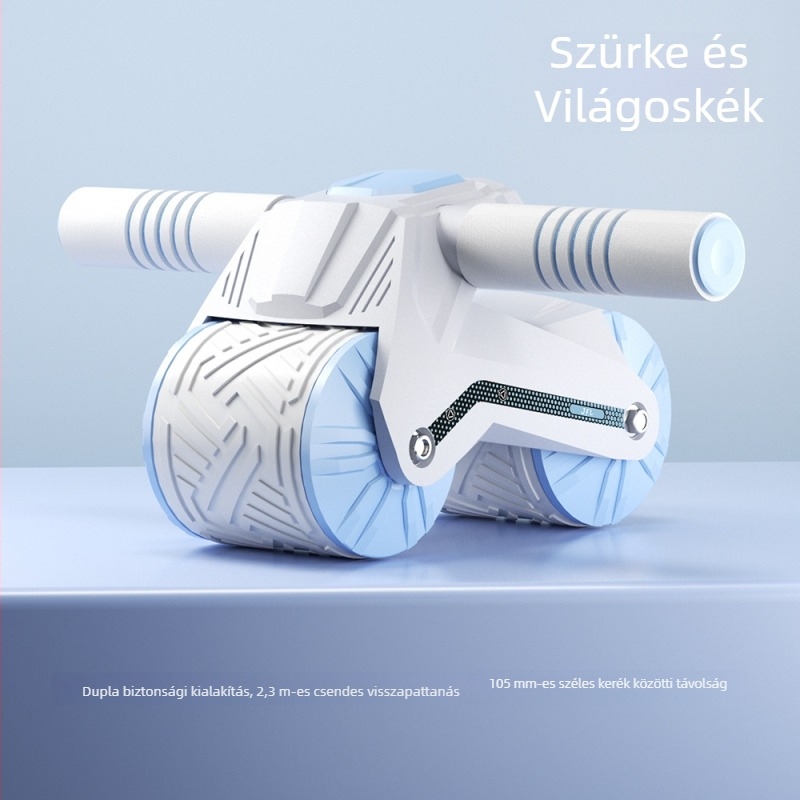 Automata visszahúzódó haskerek – edzőeszköz otthonra, modell 006, tömeg 1100 g, specifikációk 24, anyagok ABS, PP