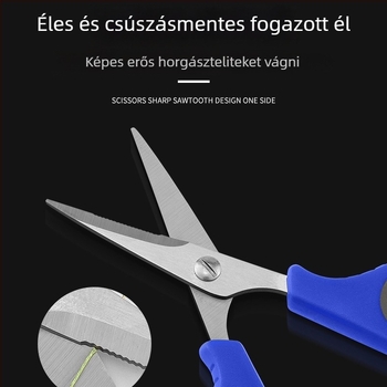 Horgászolló 3 az 1-ben kampó kiválasztóval és damilvágóval; rozsdamentes acél; Journalists