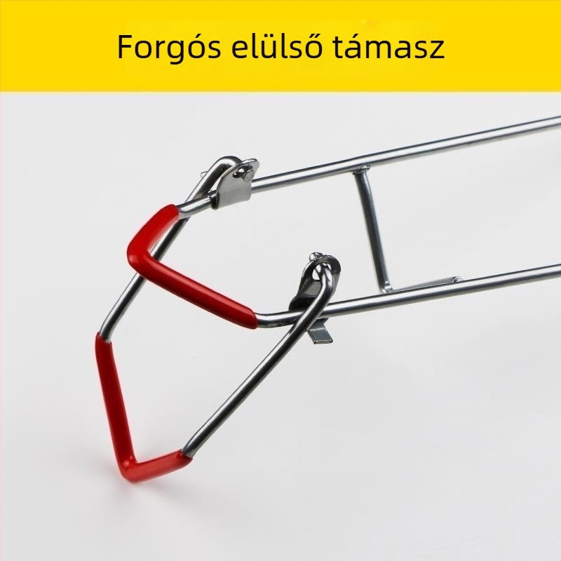 Földön rögzíthető horgászbot-tartó szárazföldi és tengeri használatra, vas szerkezet