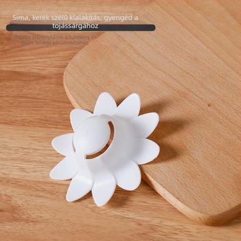 Krizantémás tojásfehérje szeparáló, műanyag, kézi működtetésű, kód 897326574, modern minimalist stílus, háztartási használatra