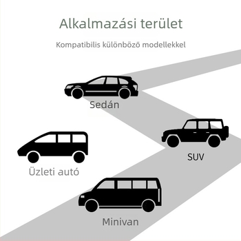 QK nejlon autós horgászbot tartó, 7 gyűrű, 2 részes kialakítás hevederrel