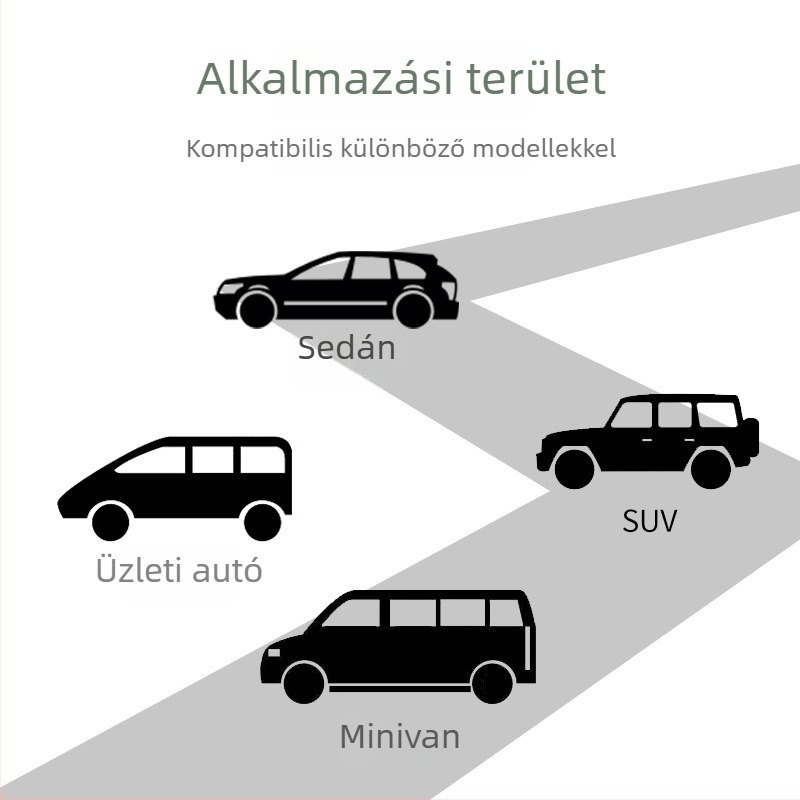 QK nejlon autós horgászbot tartó, 7 gyűrű, 2 részes kialakítás hevederrel