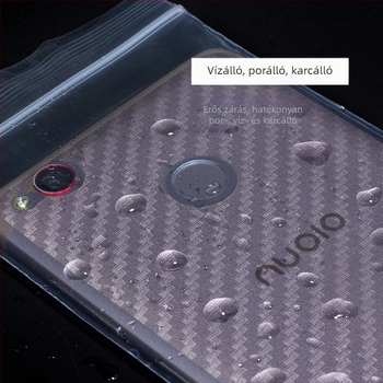 Önzáró műanyag zacskó mobiltelefonokhoz – blown-film folyamat, műanyag anyag, nyomtatott logó