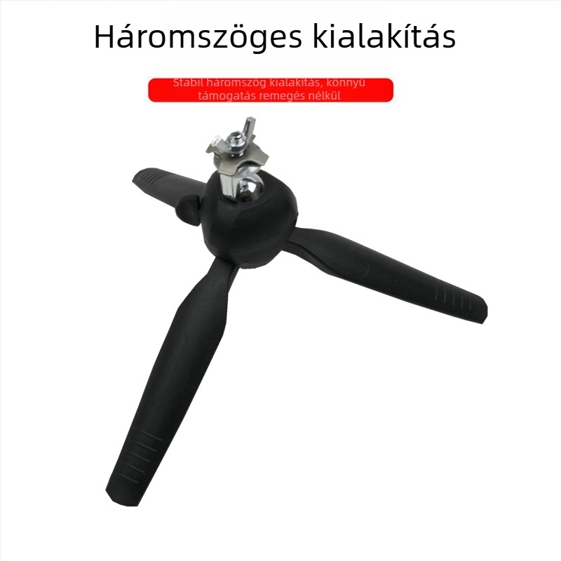 Jéghez tervezett horgászbot-állvány, összecsukható, dupla fejű, Fengheng Fishing Gear, fém és műanyag
