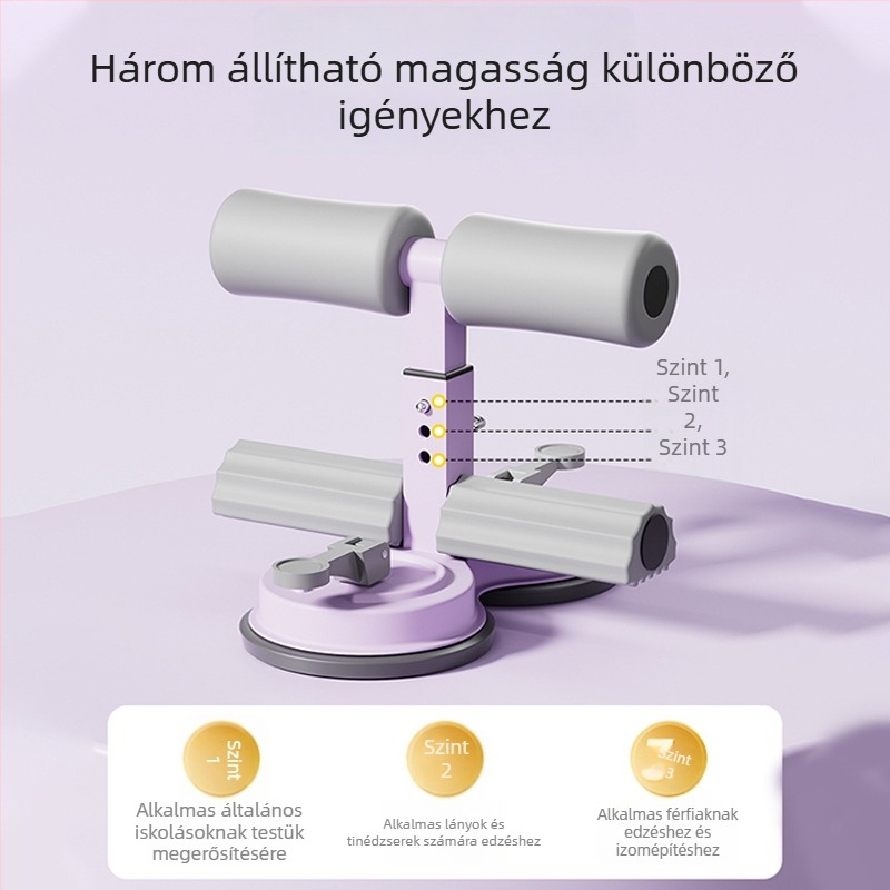 Zuodu márkájú hasizom-edzéshez használható segédeszköz vákuumos csészékkel, otthoni használatra, tömeg 0,9 kg