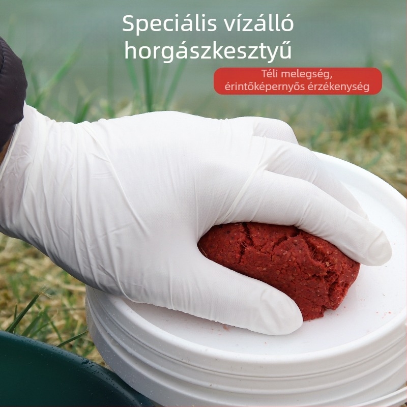 Téli horgász kesztyűk, tűrésállóak és vízállóak, csali nem tapad, férgekhez és műcsalikhoz, legyező- és spinning horgászathoz, napvédelem