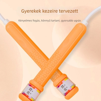 Kétfokozatú állítható ugrókötele PVC-ből, gyerekeknek, fitnesz eszköz