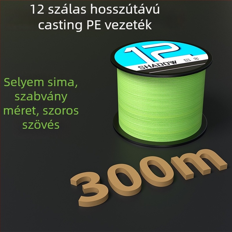 Fő zsinór – Lian PE horgász zsinór, szakítószilárdság 3–33 kg, tengeri horgászat, 50 tekercs