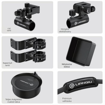 Horgász doboz, Continuous Ball márka, PP anyag, kapacitás 25–32