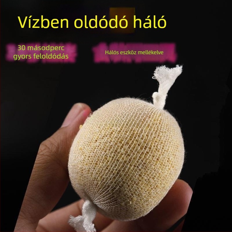 Vízben oldódó horgász háló halak vonzására, 2–10 perc alatt oldódik fel, erőteljes dobás