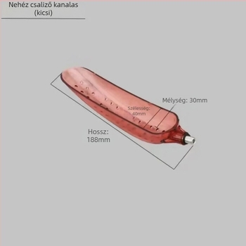 PC anyagból készült etető dobókészülék teleszkópos kanál fejjel, hosszú dobású horgászkiegészítő