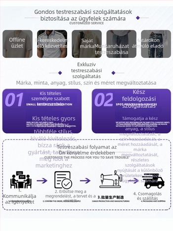 Shanggu Férfi denimnadrág scimitar-széles lábakkal és repedt lyukakkal, alacsony derék, egyenes szabás