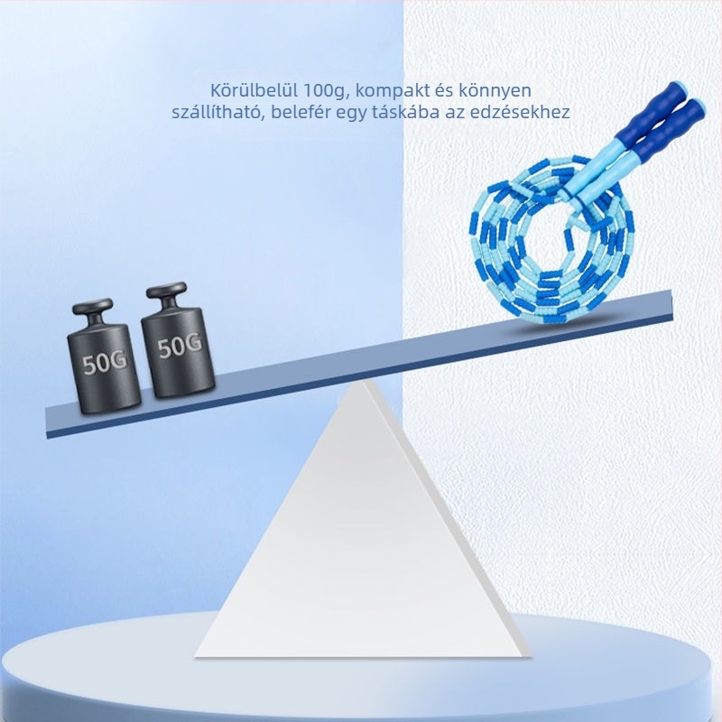 Bambusz szegmentált ugróköt gyerekeknek, óvodába és az első osztályba alkalmas (Specifikáció 3)