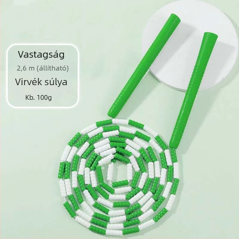 Bambusz szegmentált ugróköt gyerekeknek, óvodába és az első osztályba alkalmas (Specifikáció 3)