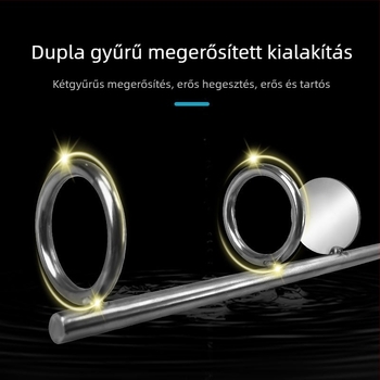 Zhao taigong rozsdamentes acél földbázisú horgászbot-tartó, többirányú forgatás, dupla gyűrűs tartó